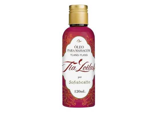 Óleo para Massagem Sensual Tia Leilah Ylang Ylang 120ml - Sofisticatto