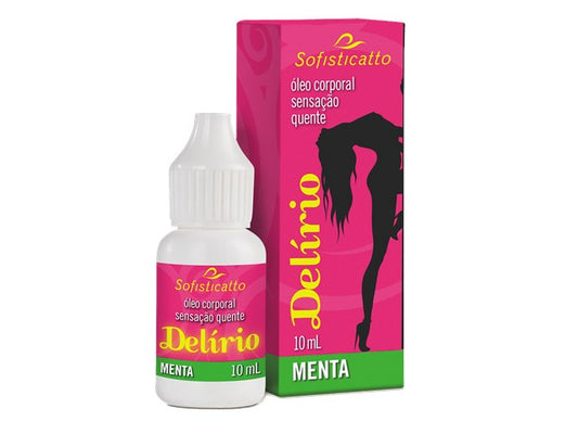 Óleo Corporal Delírio 10ml - Sabor Menta - Sofisticatto