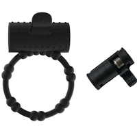 Anel Peniano Com Estimulador Língua E Com Cápsula Vibratória Importação