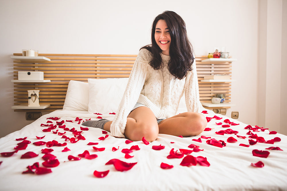 Sexy Pétalas de Rosas com Aroma Afrodisíaco