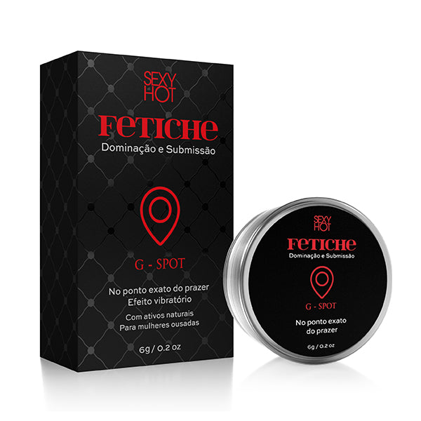 G-Spot - No Ponto Exato do Prazer - Pomada Excitante Fetiche 6g