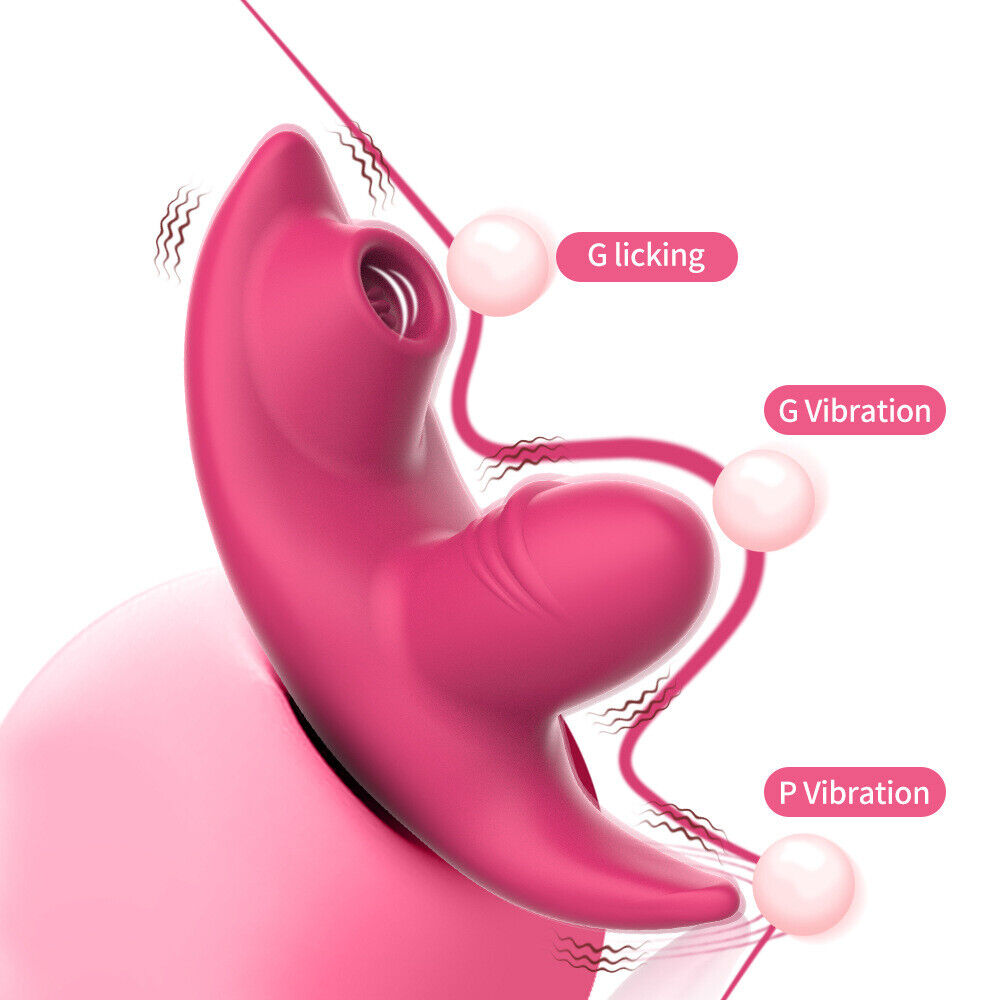 Vibrador de Calcinha com APP e 9 Modos de Vibração e Tripla Estimulação Pink