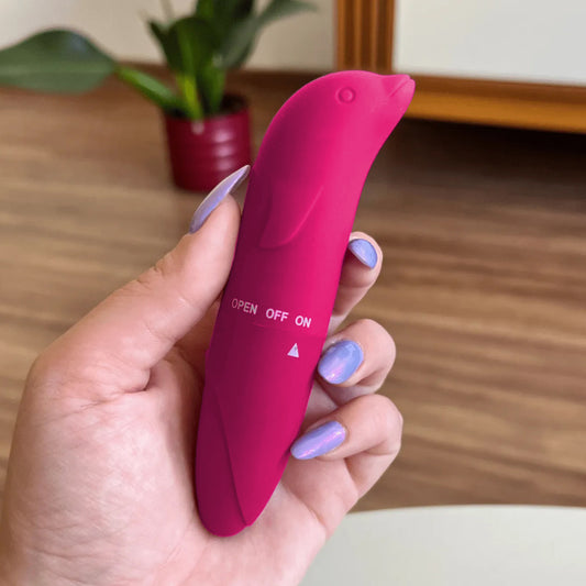 Vibrador Golfinho Ponto G com Dupla Estimulação Soft Touch - Pink