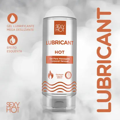 Sexy Hot - Lubrificante Hot - Gel Lubrificante 200ml