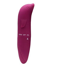 Vibrador Ponto G Com Formato Golfinho Aveludado - Vinho