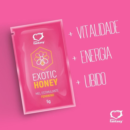 Melzinho Natural Exotic Honey Feminino 5G Sexy Fantasy