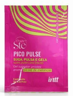 Sachê Pico Pulse Gel Sugador Unissex Picolé de Melancia 2g - Intt