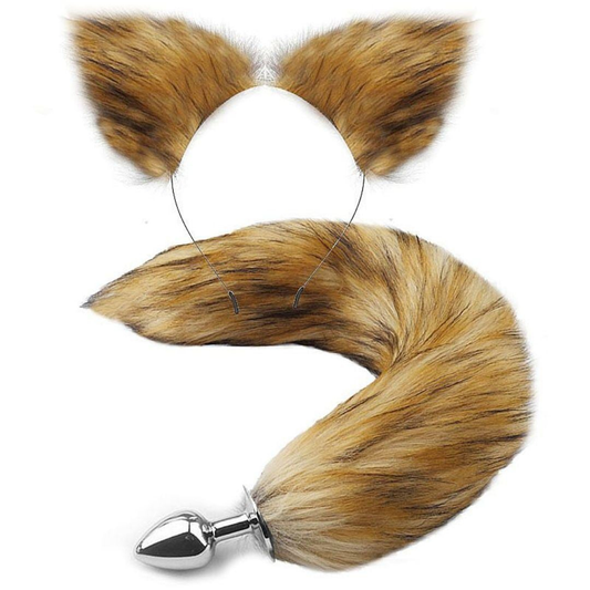 Kit Fox com Plug Raposa e Tiara - Vibe Toys
